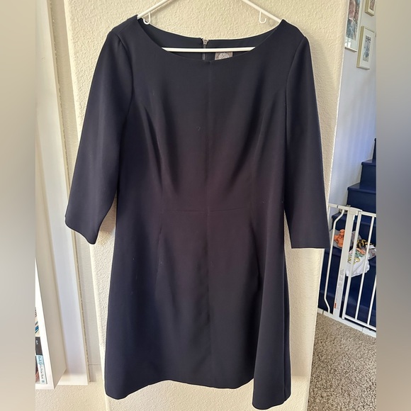 Vince Camuto navy dress size 16 - Picture 1 of 4
